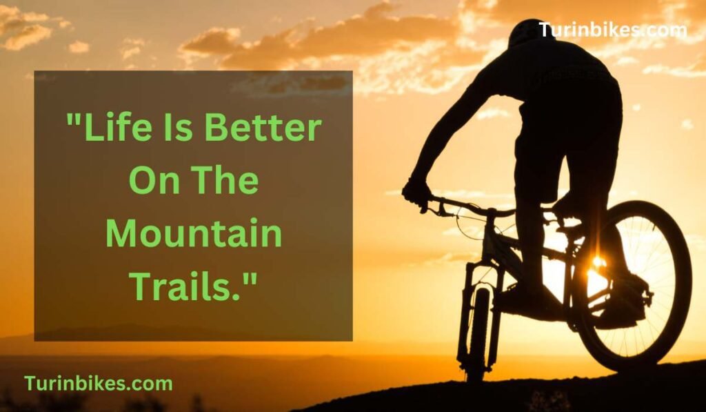 Cool Mountain Bike Quotes