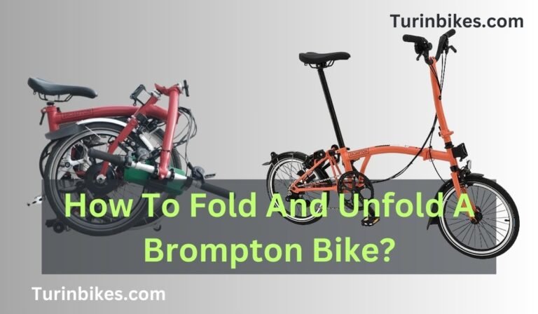 How To Fold And Unfold A Brompton Bike
