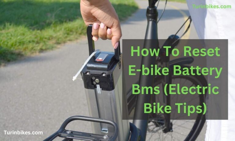 How To Reset E-bike Battery Bms