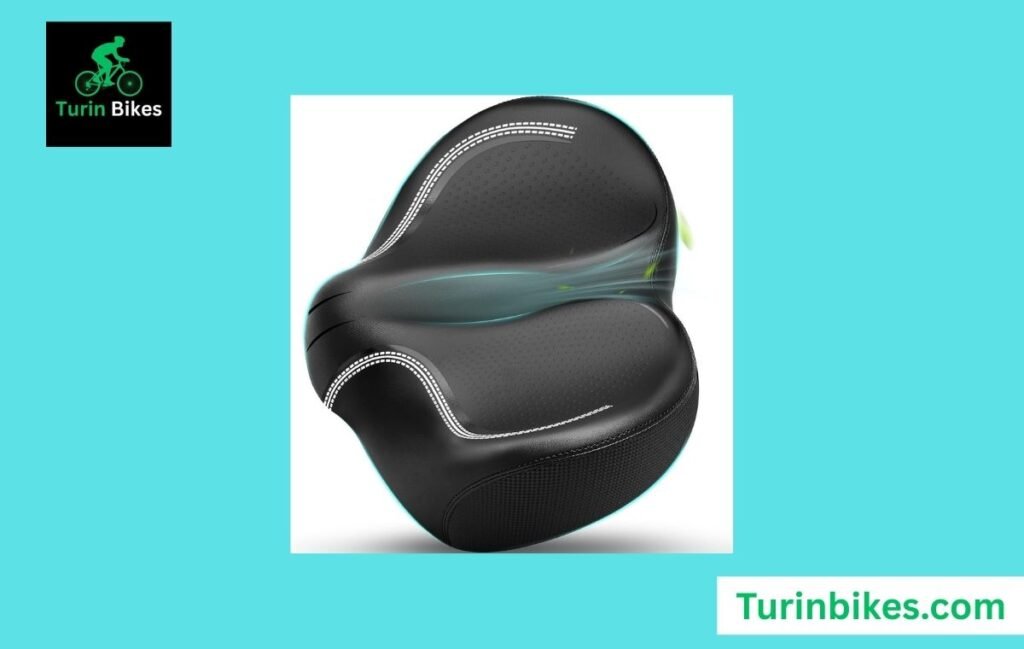 Gineoo Noseless Oversized Bike Seat for coccyx pain relief
