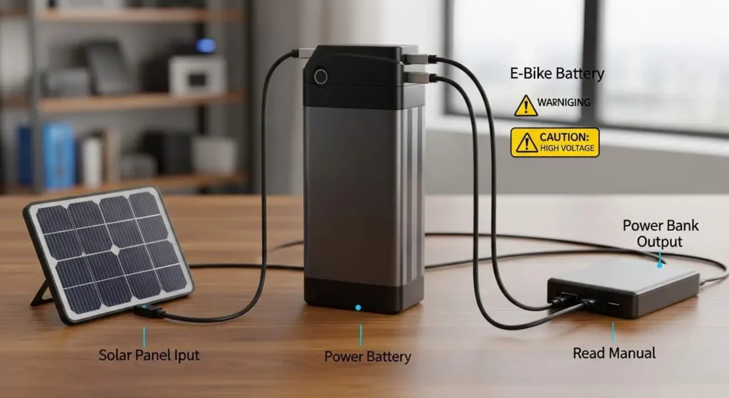 how to charge e-bike battery without charger