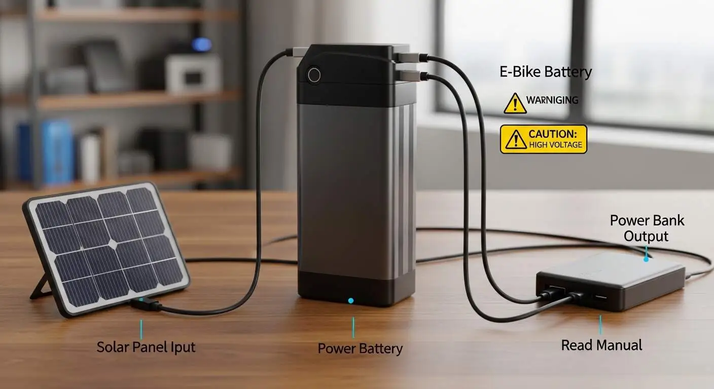 how to charge e-bike battery without charger