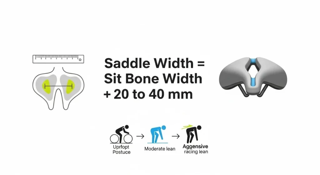 How to Convert Your Sit Bone Width to Saddle Width